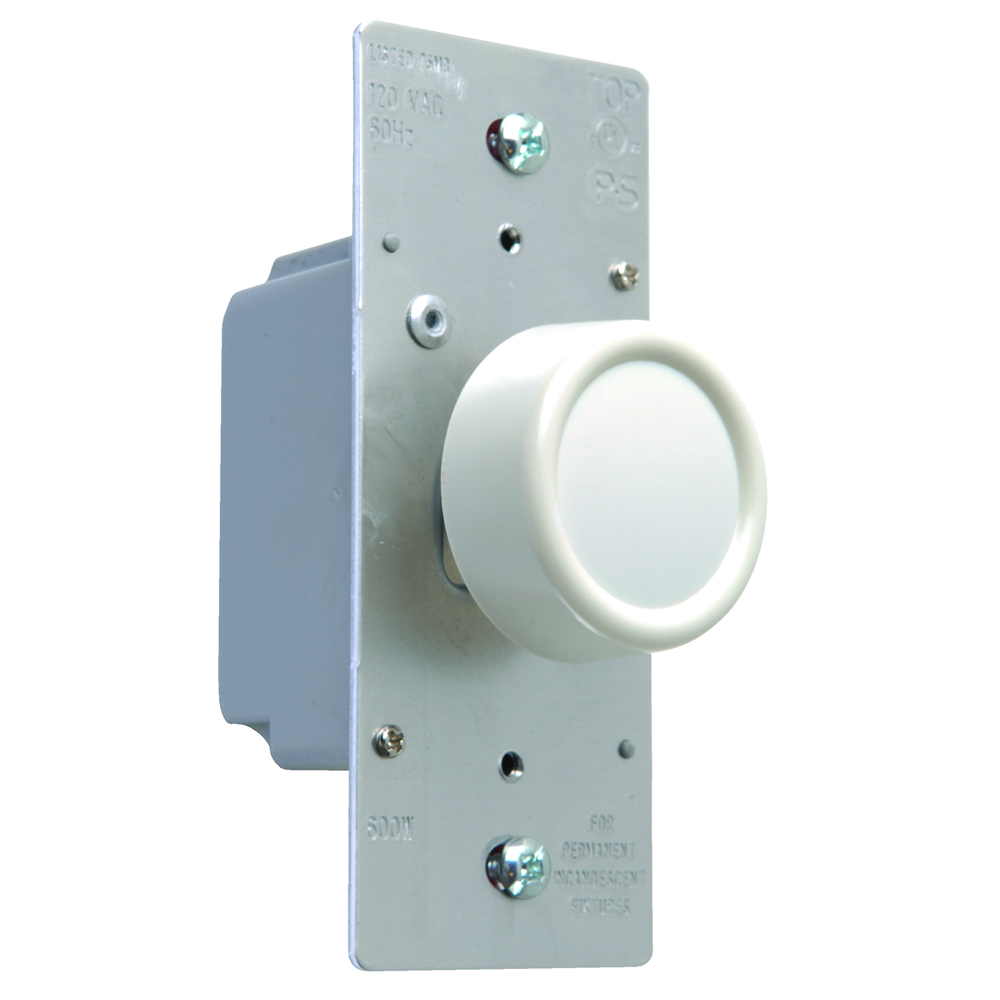 RFI Rotary Dimmer Preset 660W, White