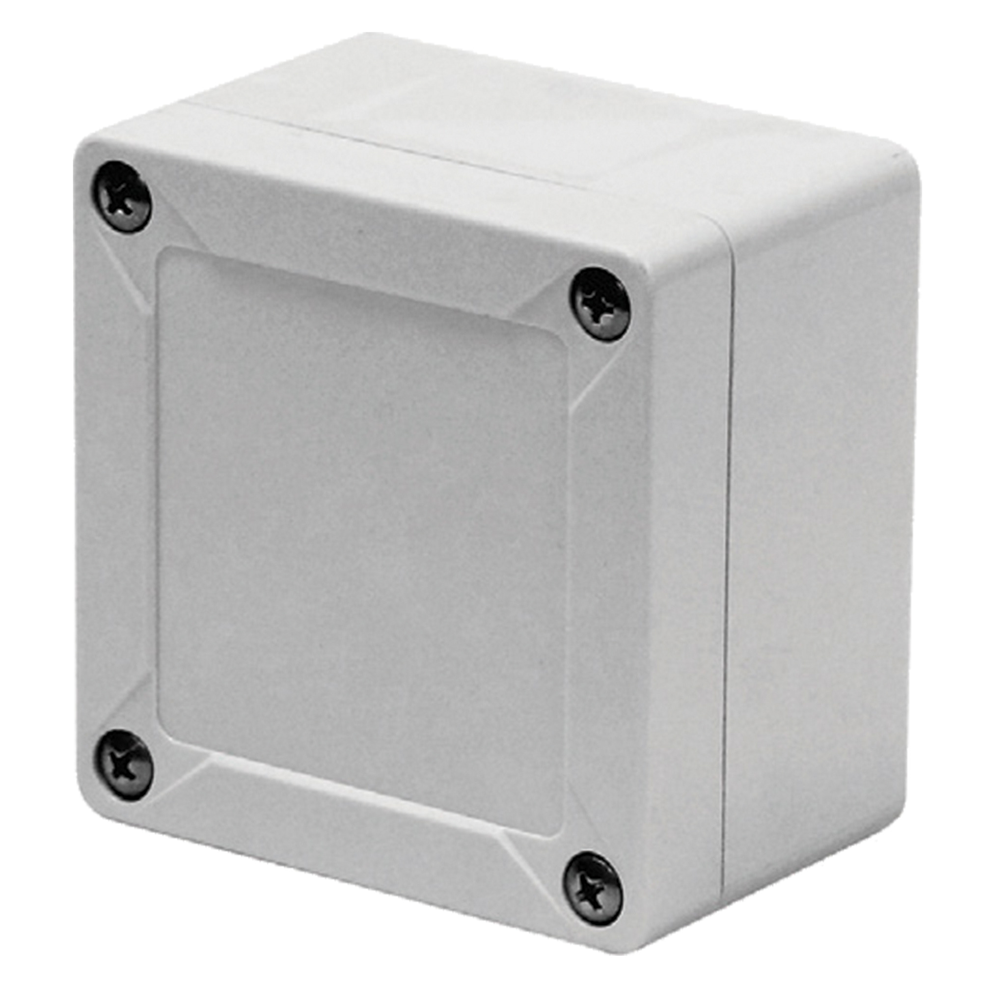 MultiBoxG Opaque Screw Cover Type 4X, 6.38x4.80x3.54, Lt Gray, Polycarbonate, PC