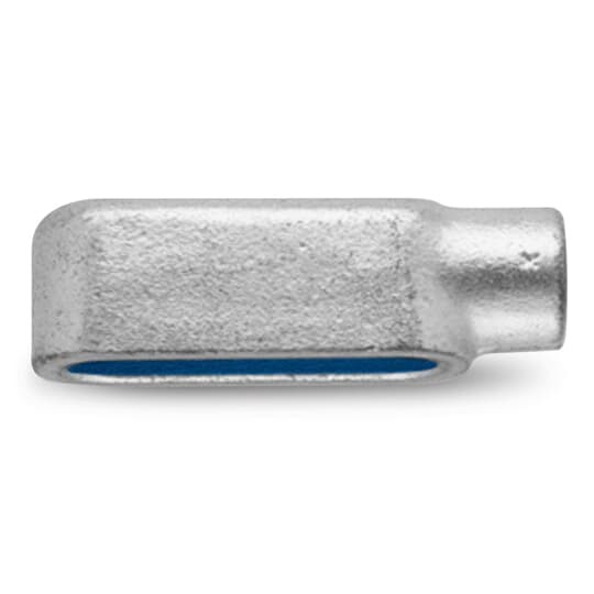 BlueKote Form 7, 3/4 Inch Conduit Body, Body Material Gray Iron with Zinc Plating and Baked On Epoxy Powder Coat with BlueKote Internal Coating for Use with Rigid/IMC Conduit