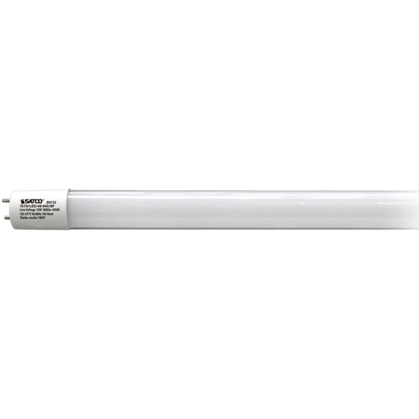 LED T8, Designation: 15W LED T8 - 4 FT Fluorescent Tube Replacement - Bi-Pin Base - 4000K