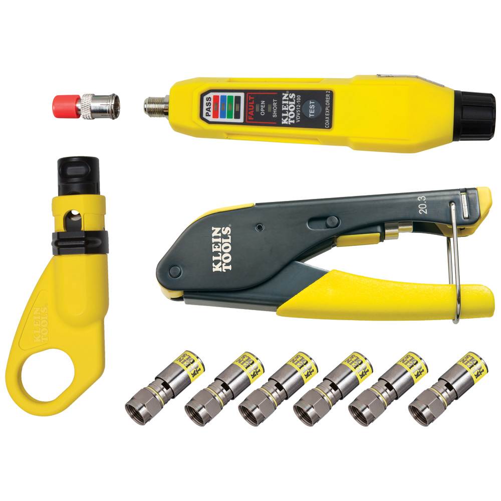 Coax Cable Installation & Test Kit