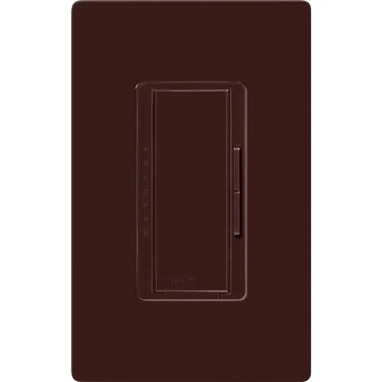 MA-PRO-BR Maestro PRO LED+ Dimmer Switch, 250W LED/500W ELV/400VA MLV, Neutral Optional, 1 Pole/Multi-Location, 120V, Brown