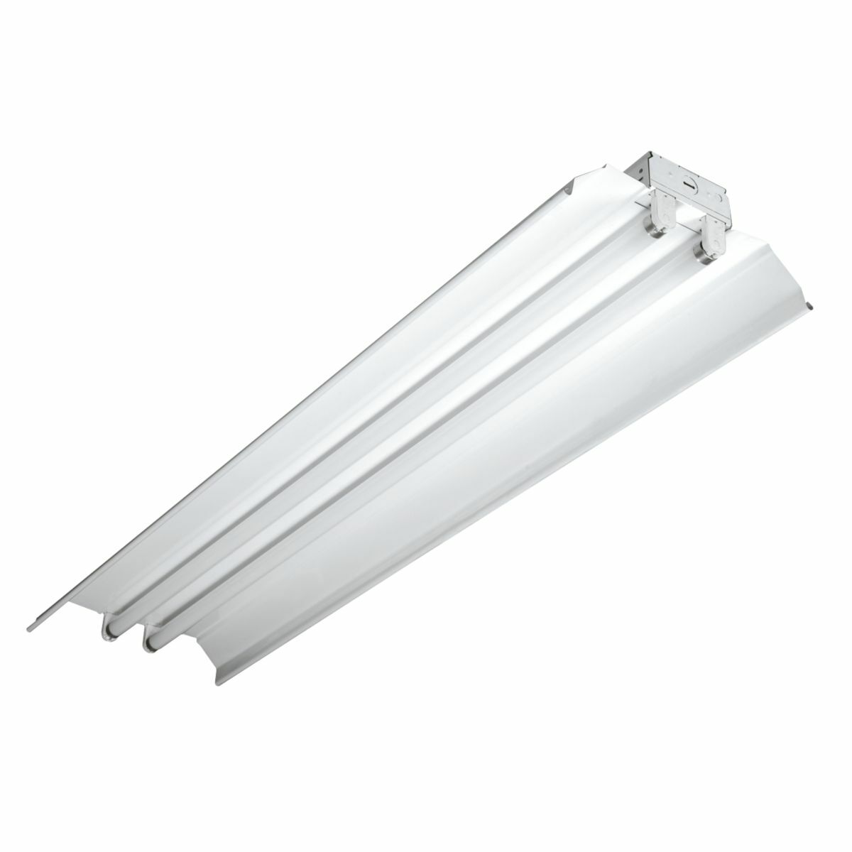 2 Lamp, 4' Industrial Closed Top, CEE Listed Electronic Ballast, T8, Flip-up Sockets