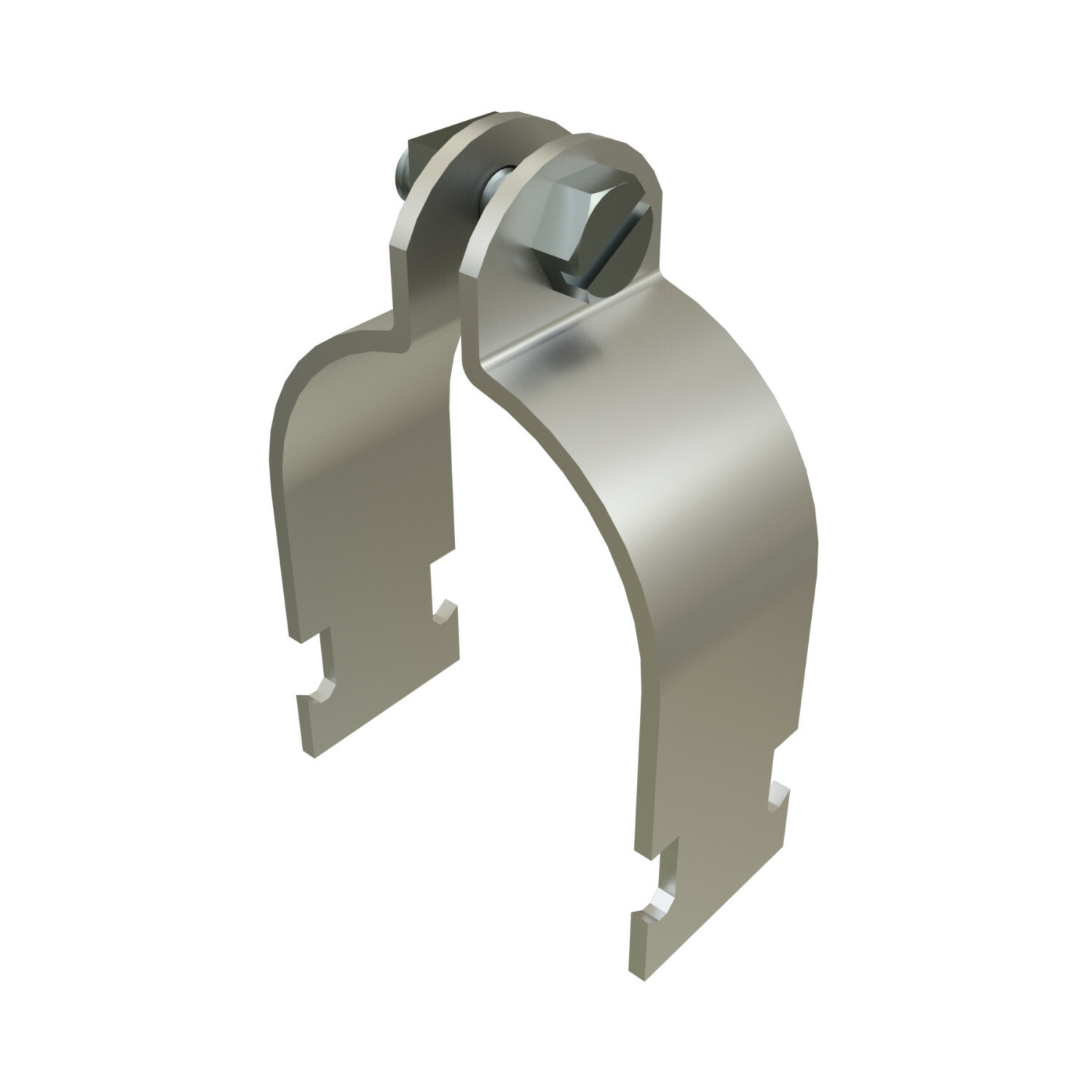 UNISTRUT PIPE CLAMP, 1-1/2", 1-1/4"x 3-7/16"x 2.12", SS