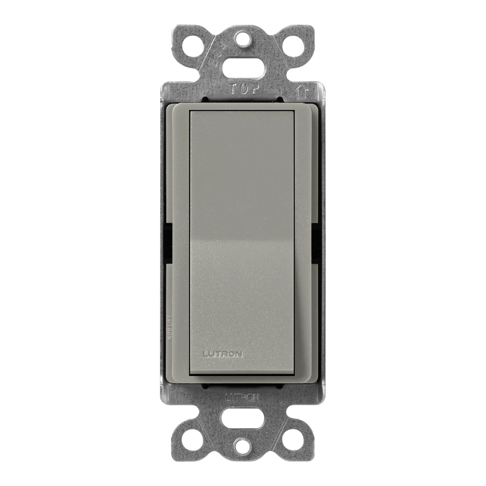 Lutron Claro 15 Amp, 4-Way On/Off Rocker Switch, Cobblestone