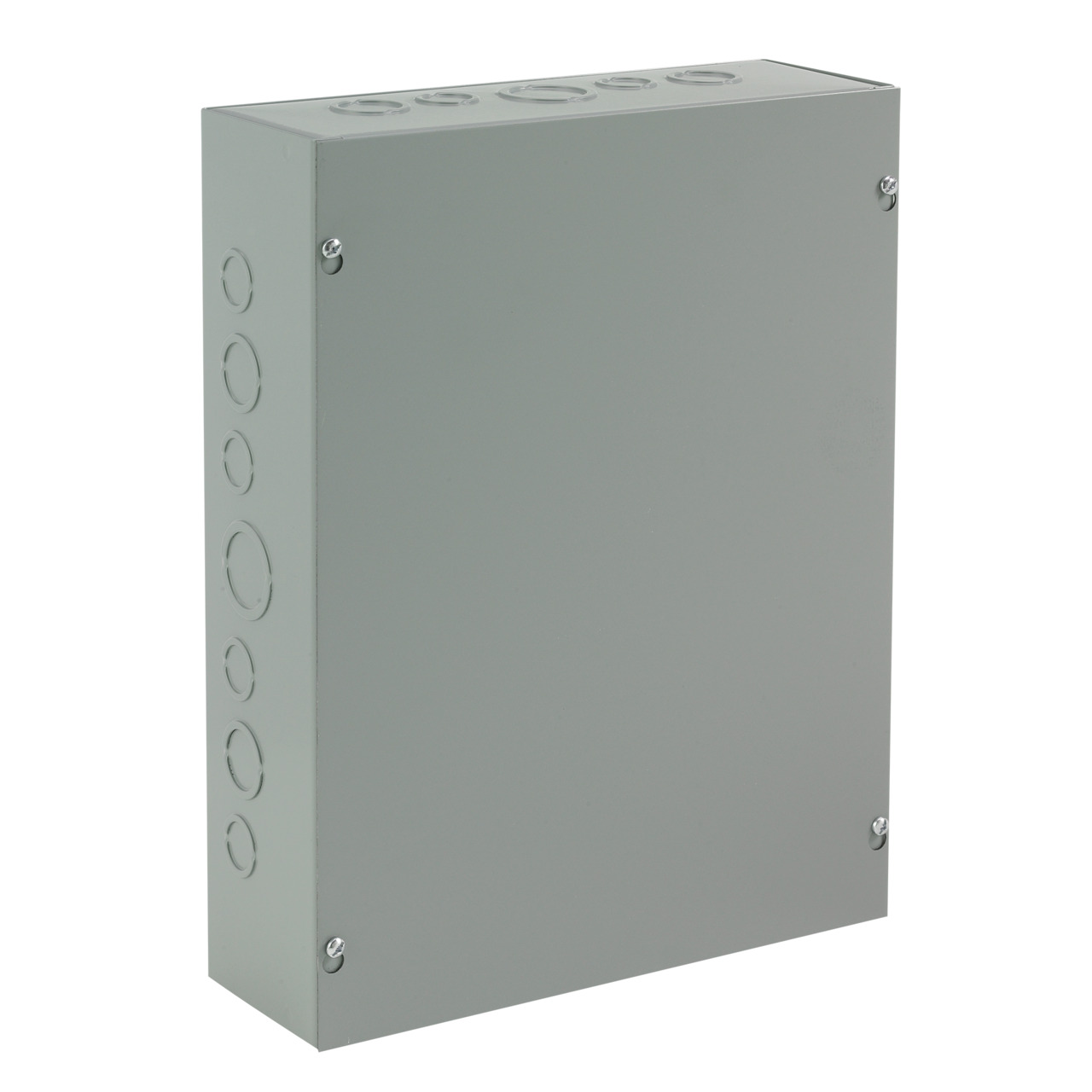 Screw-Cover Enclosure Type 1 with Knockouts, 8x8x6, Gray, Steel