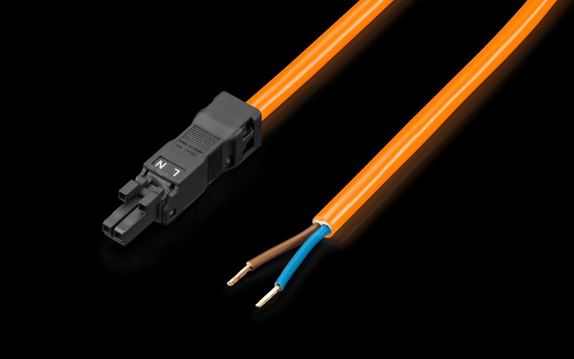 SZ Connection cable, for power supply, 2-pole, 100-240 V, L: 3000 mm, UL