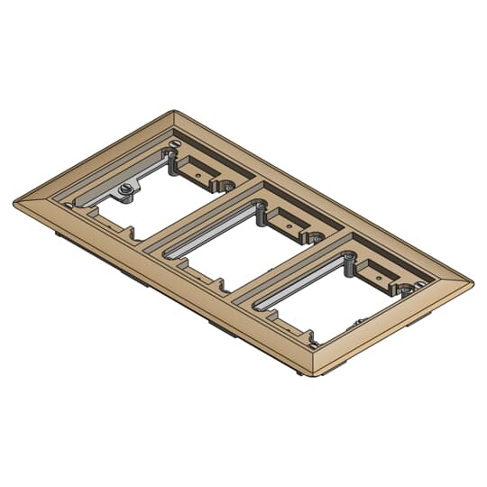 Three Gang Carpet Activations for 640 Series, Brass