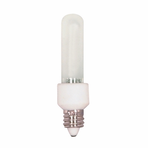 Halogen Xenon Speciality Lamp, Designation: KX60FR/3M/MC, 120 V, 60 WTT, T3 Shape, E11 Mini Cand Base, Frosted, CC-8 Filament, 3000 HR, Lumens: 950 LM Initial, 2-5/16 IN Length, 3/8 IN Diameter