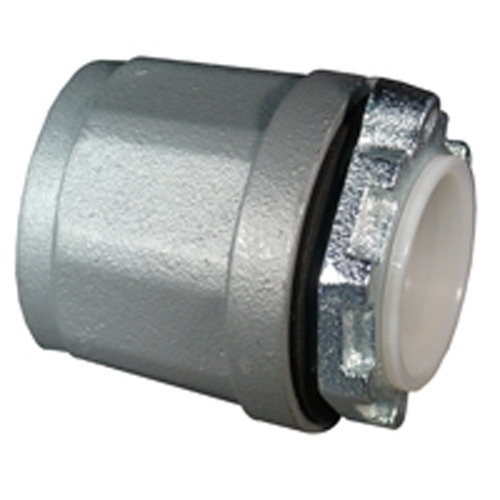 Straight Conduit Hub, 2-1/2 inch, Malleable Iron