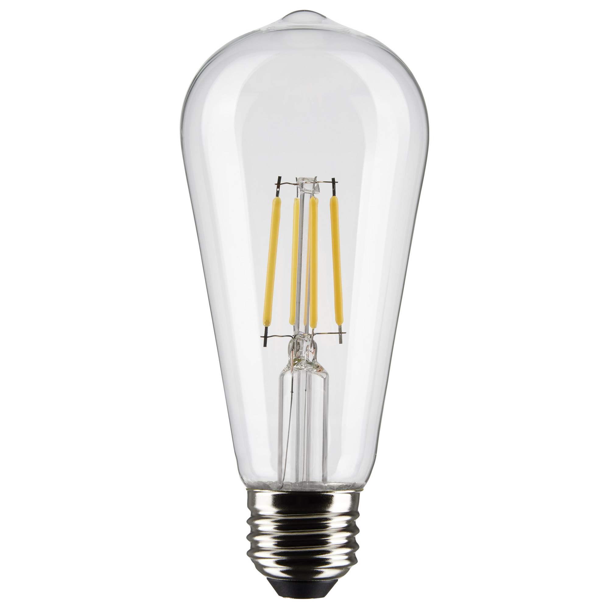 5 Watt ST19 LED Lamp - Clear - Medium Base - 90 CRI - 3000K - 120 Volts