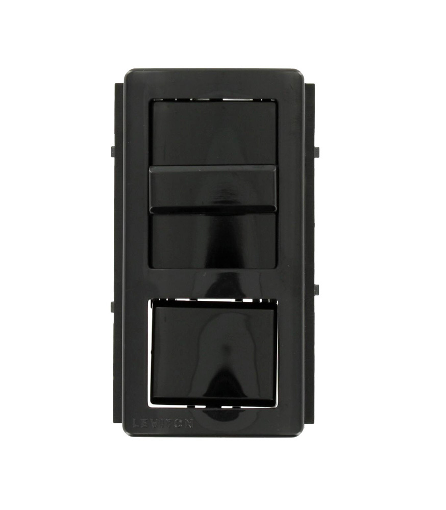 Illumatech Color Conversion Kit, Snap-On Frame with Slider, and Non-Lighted Push Button, Black