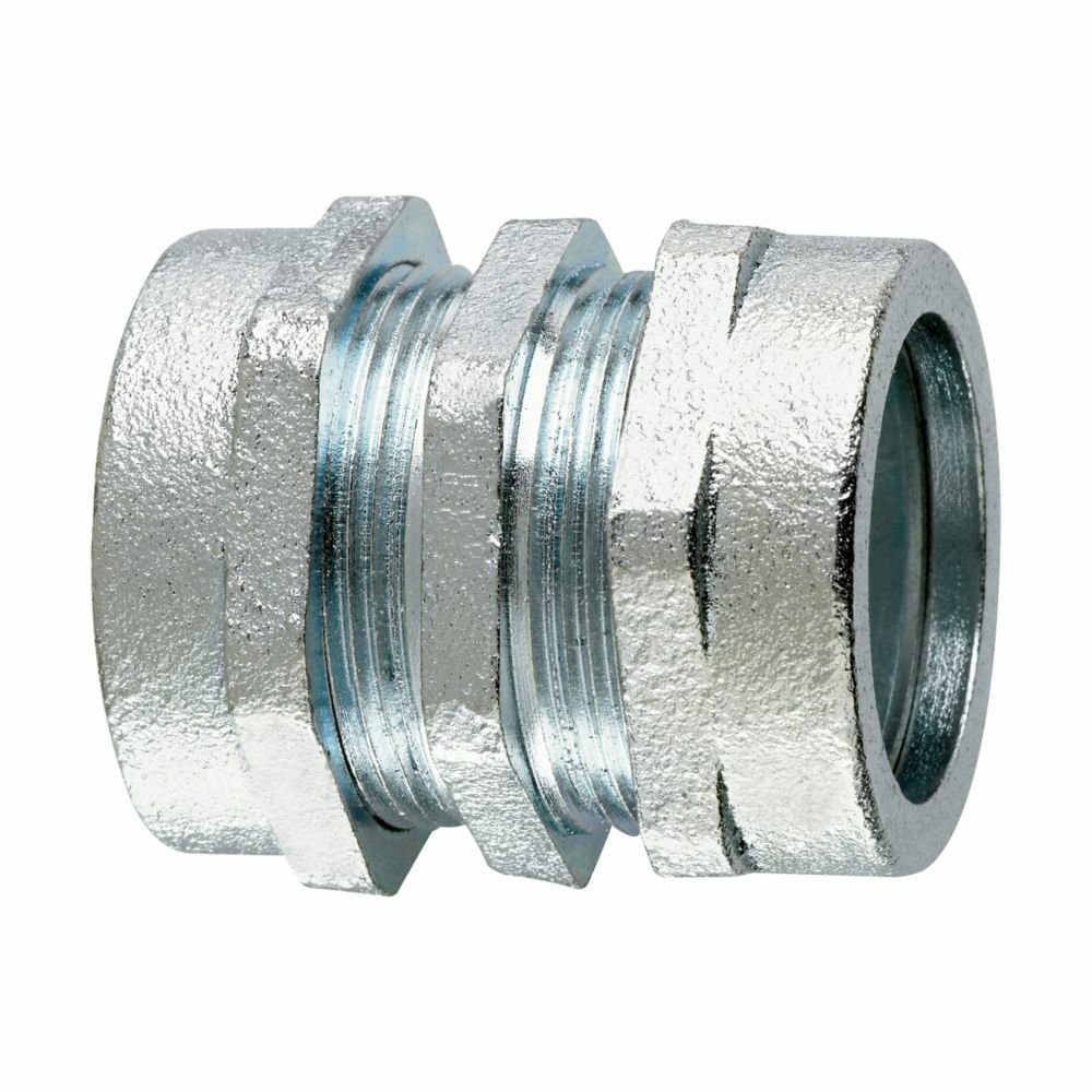 Eaton Crouse-Hinds series CPR compression coupling, Rigid/IMC, Malleable iron, Compression type, 3"