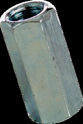 1/4"-20 Rod Coupling, Hex, Zinc Plated,Jar