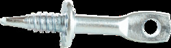 1/4 x 2" Acoustical Eye Teks for Metal Applications, Zinc Plated,Jar