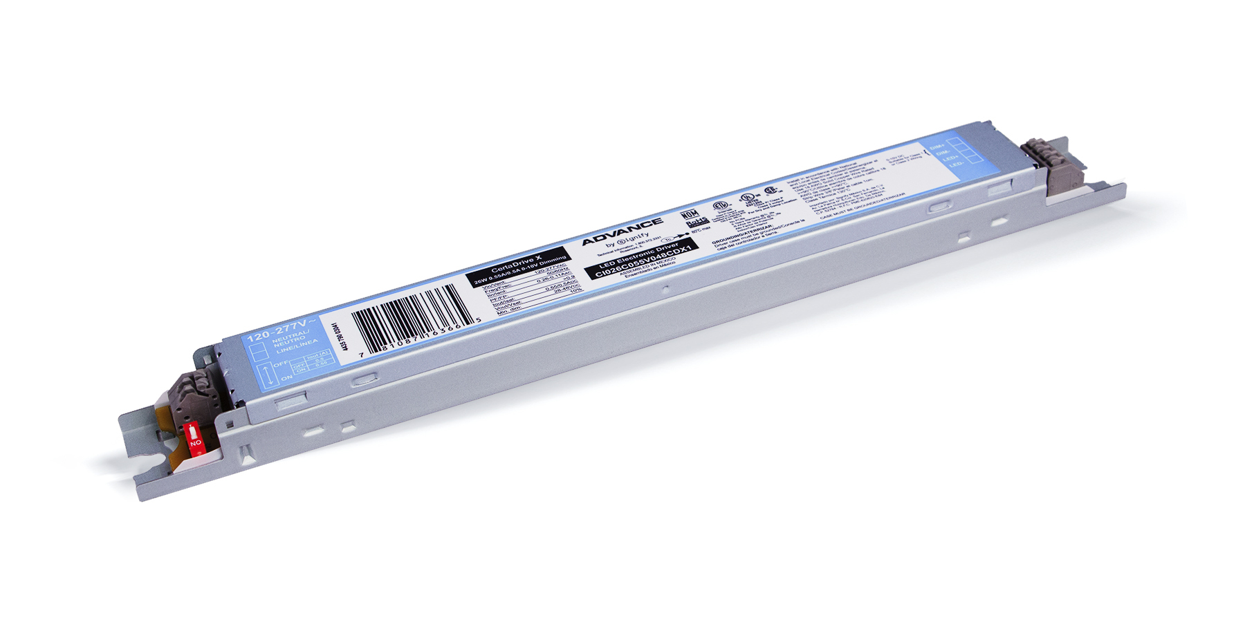 CertaDrive, Voltage Rating  120-277 V, Wattage 41 W, Type LED, Ballast Type Driver, Amperage 0.975A,  UL certified, Linear Single Current LED drivers