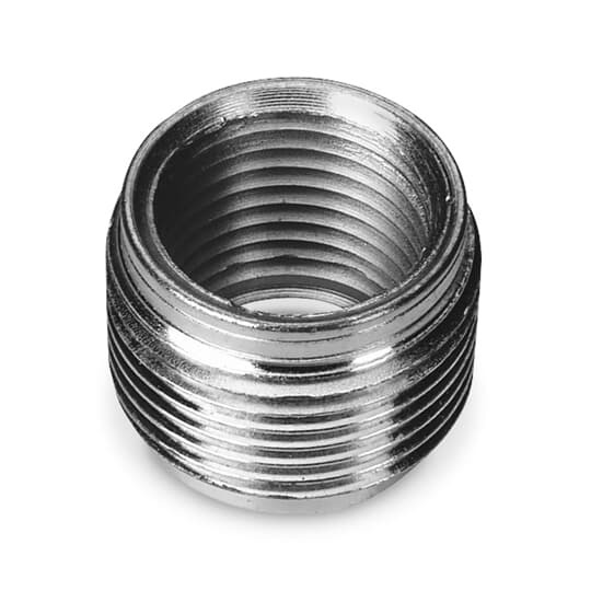 2 Inch to 1-1/2 Inch Reducing Bushing, Steel Zinc Plated
