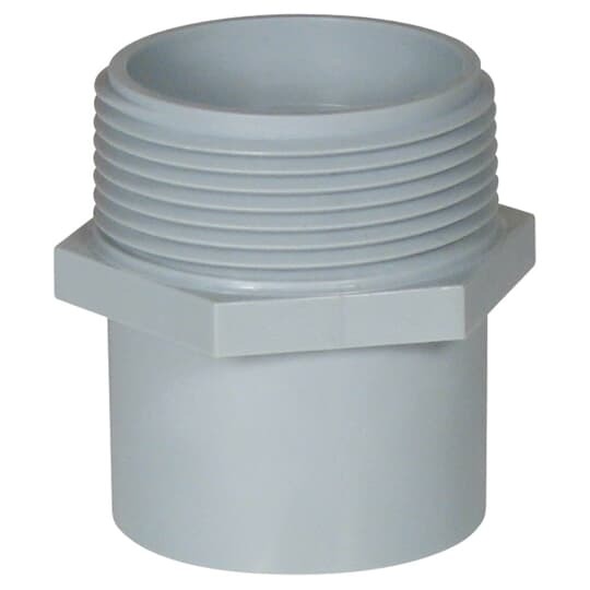E920H Carlon Non-Metallic Conduit Adapter, 1-1/2 in, Male Thread, PVC
