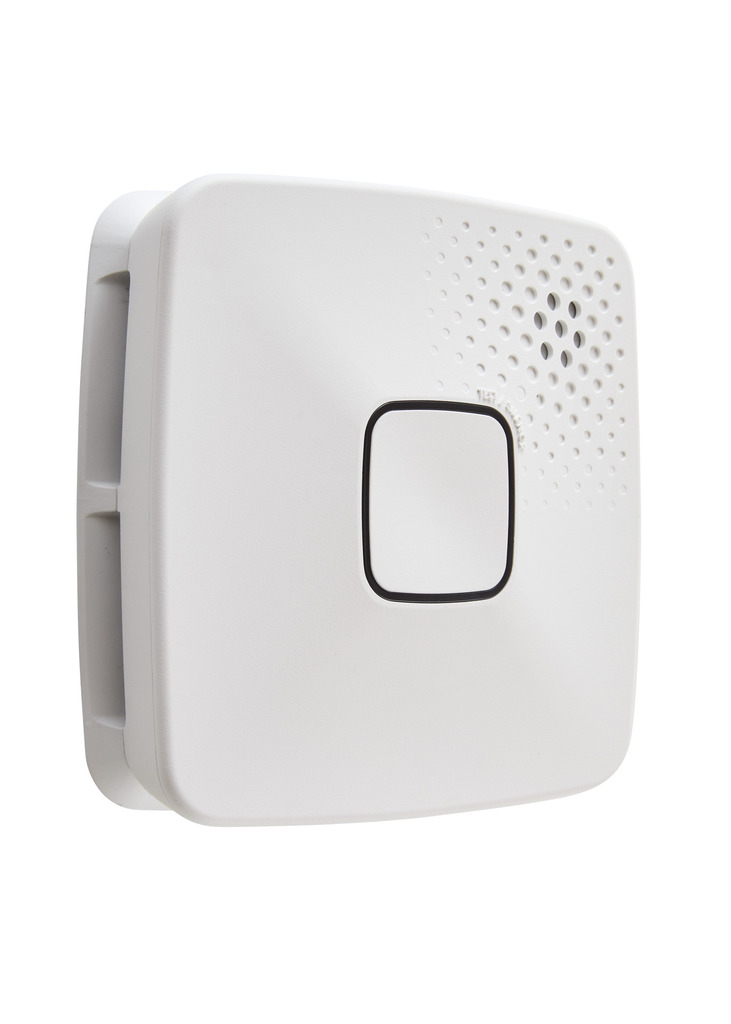 120V AC/DC Smoke & CO Combo Alarm with 10-Year Sealed Lithium Battery Backup & Voice
