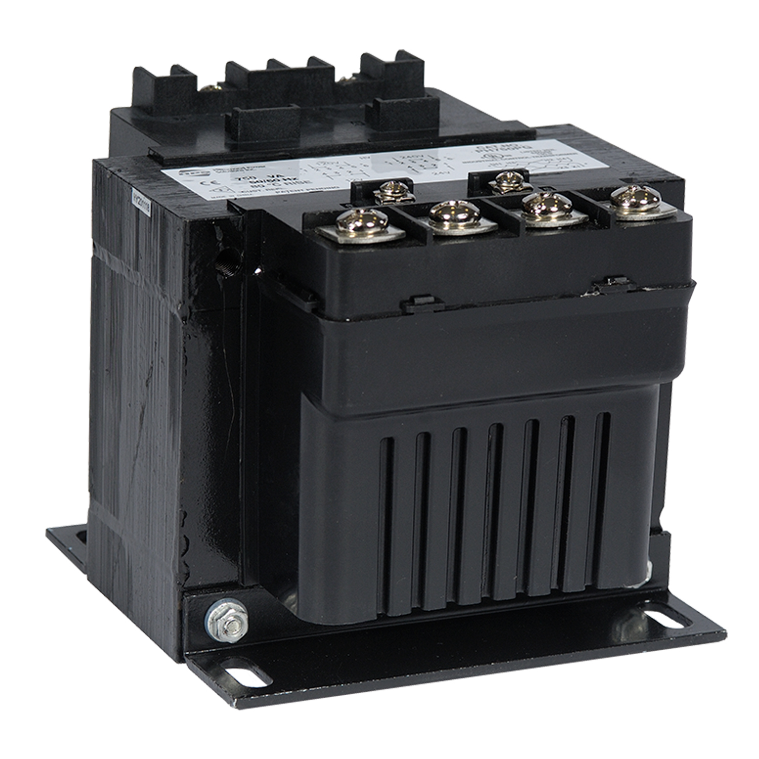 Machine Tool Rated Molded Industrial Control Transformer, 415/400/380 PV, 110x220 SV, 1000 VA