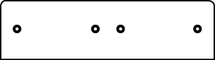 DBL GANG PLATE BLANK
