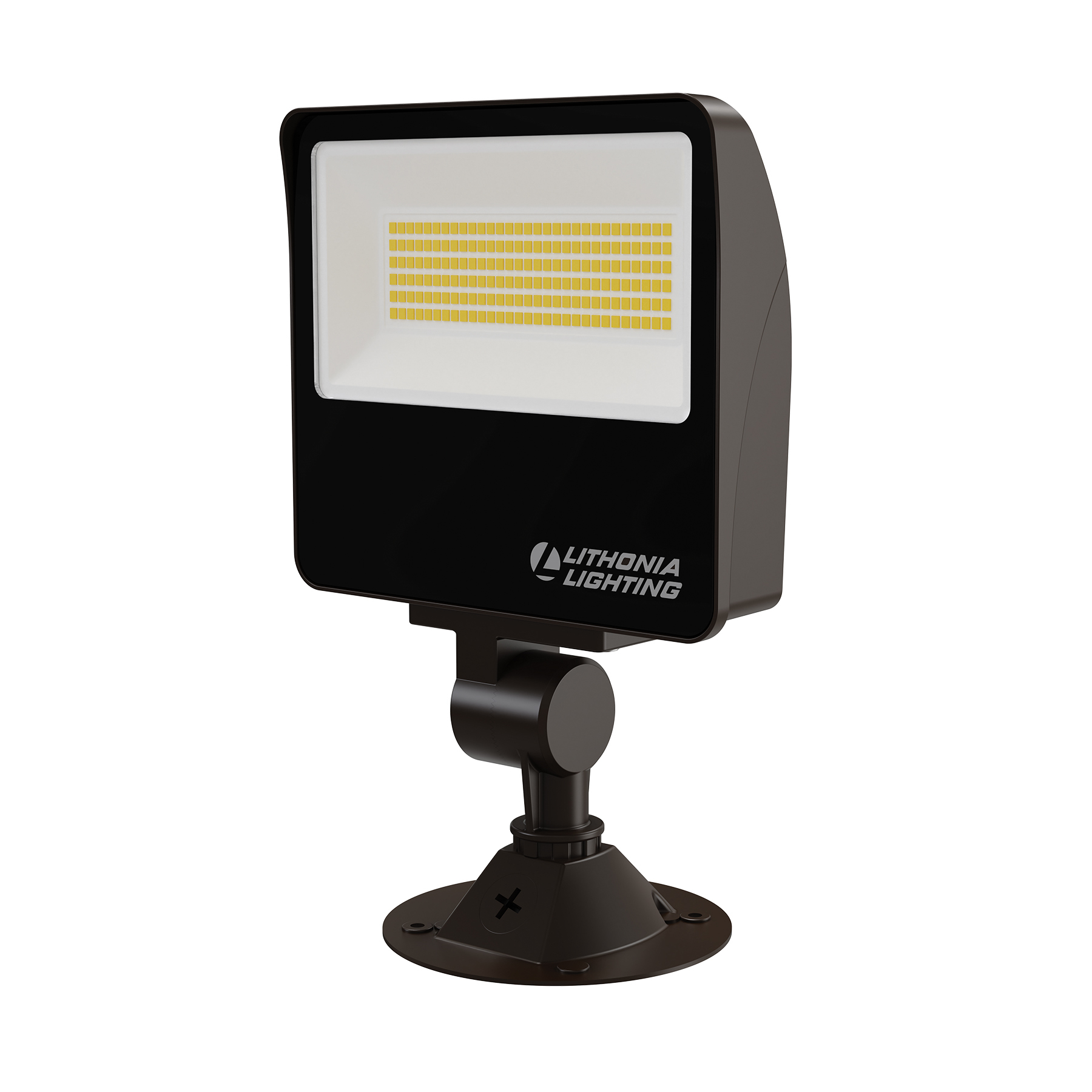 The Lithonia Lighting ESXF LED all-in-one floodlight gives you the superior illumination you want. ESXF delivers easy access to adjustable lumen output, color switching, and a selectable photocell, so you always have the luminaire you need on the spot. Choose your mounting with two popular mounting options standard in each box.