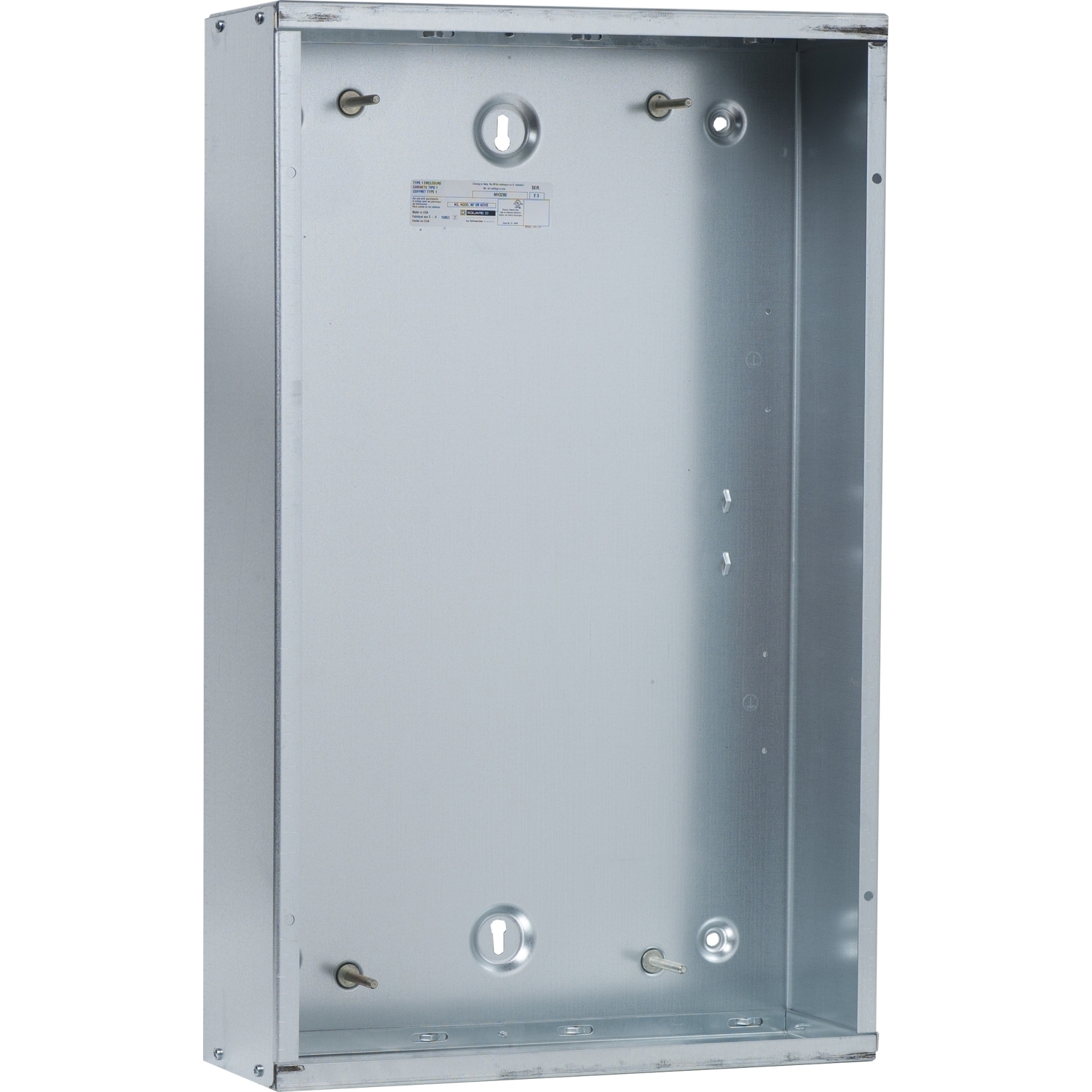 Panelboard enclosure box, NQ/NF, Type 1, blank end walls, 20in Wx 80in H x 5.75in D