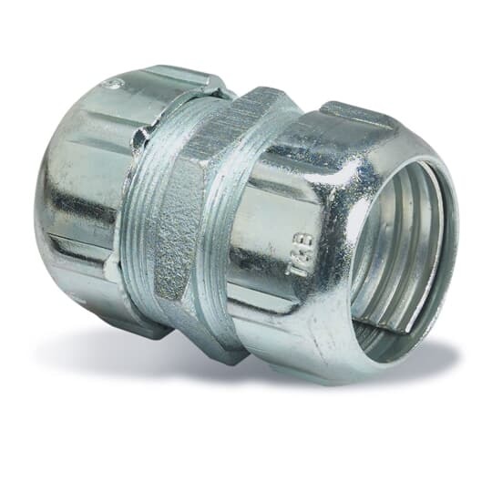 8320 T&B Threadless Compression Coupling, 1 in, For Use With Rigid/IMC Conduits, Malleable Iron