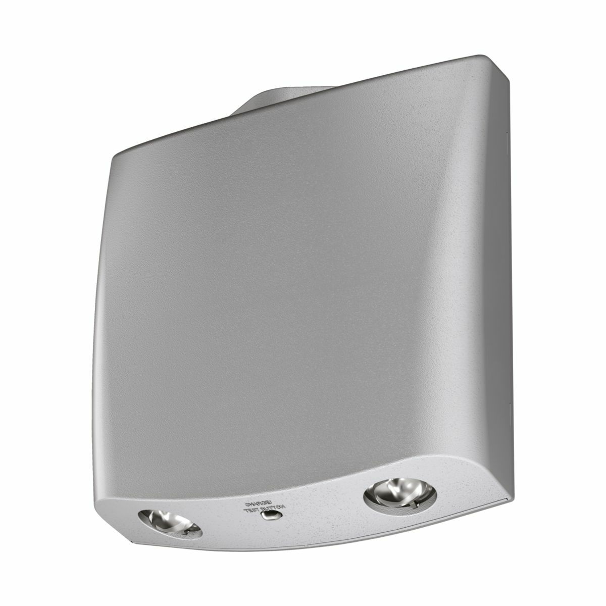 LED outdoor emergency light - 25 feet of coverage - silver