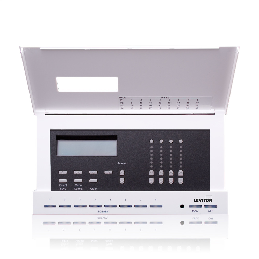Dimensions, 4 Zone/Channels, Lighting Controller for Luma-Net System