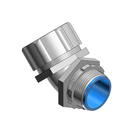 1 Inch 45 Degree Malleable Iron Insulated Liquidtight Connector