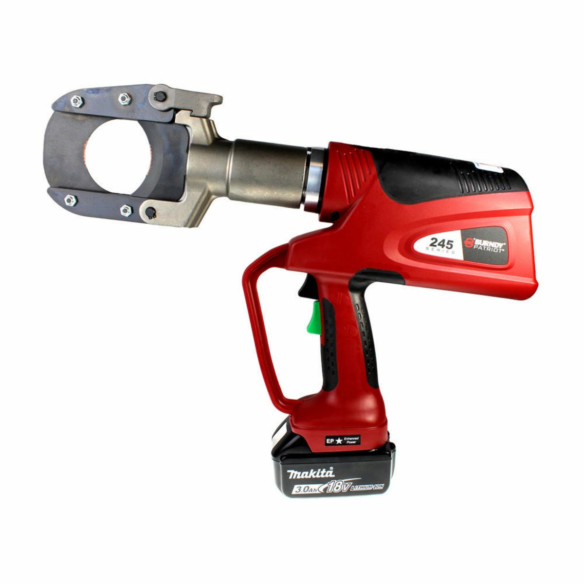 PATCUT245 Latch Head Battery Cutter, 3Ah Li-ion, AC, Hard Case.