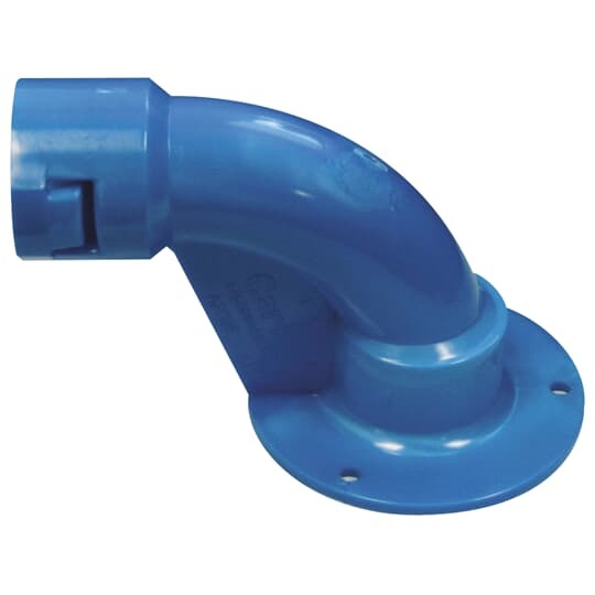 A230F Carlon Concretetight Non-Metallic Vertical Stub Down Transition Adapter, 1 in, 90 deg, Polycarbonate/Thermoplastic