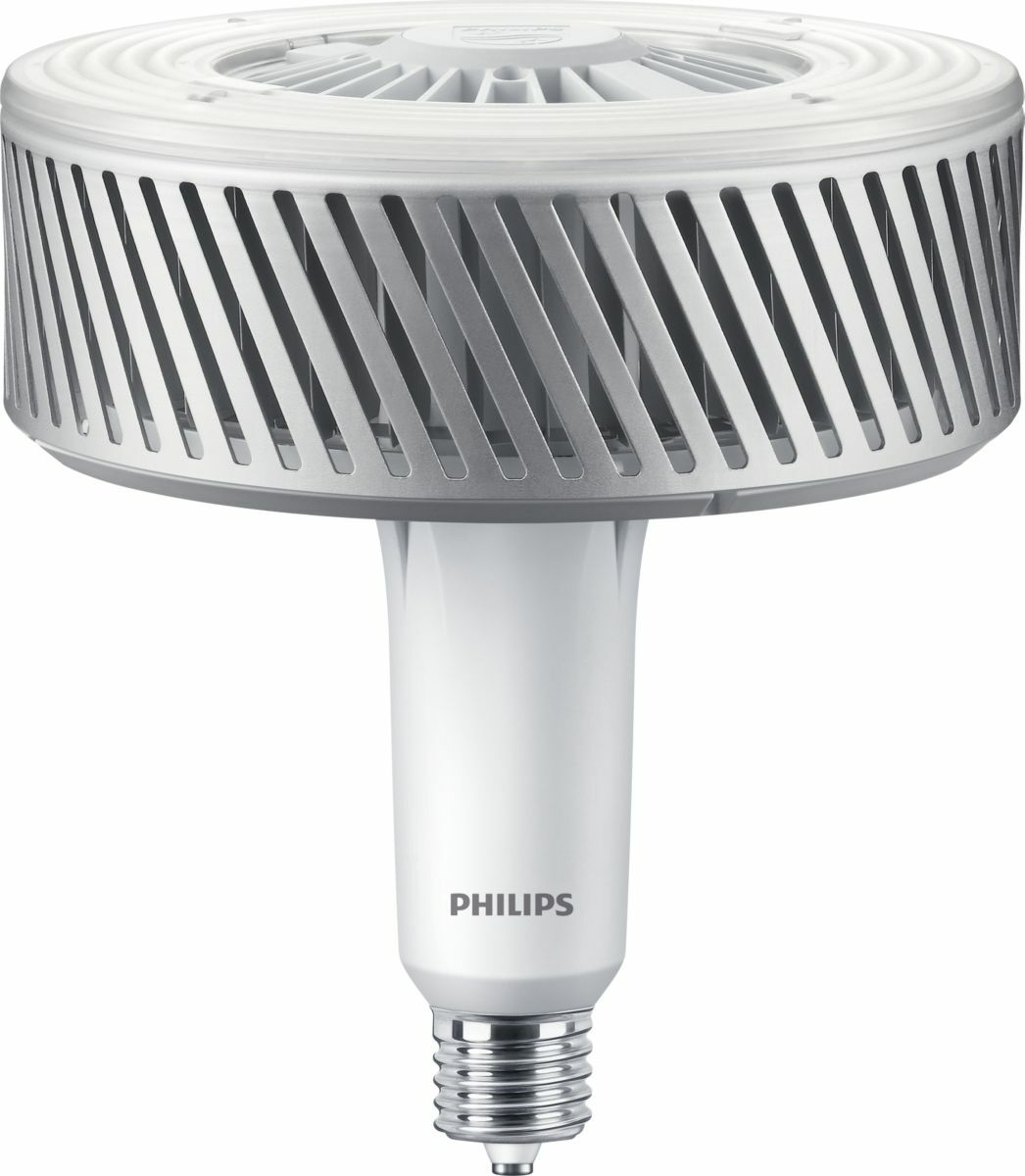 Instant retrofit, instant savings Philips LED high bay lamps are a direct replacement for 250W to 400W metal halide lamps which will deliver substantial energy savings. Available in both plug-and-play (UL Type A) and MainsFit (UL Type B) options, Philips LED HighBays delivers bright, clean light for a fraction of the energy used by conventional HID. Energy savings of <gt/>50%;Direct lamp replacement without a ballast or fixture change (UL Type A);Operates on 400W, 320W and 250W ballasts