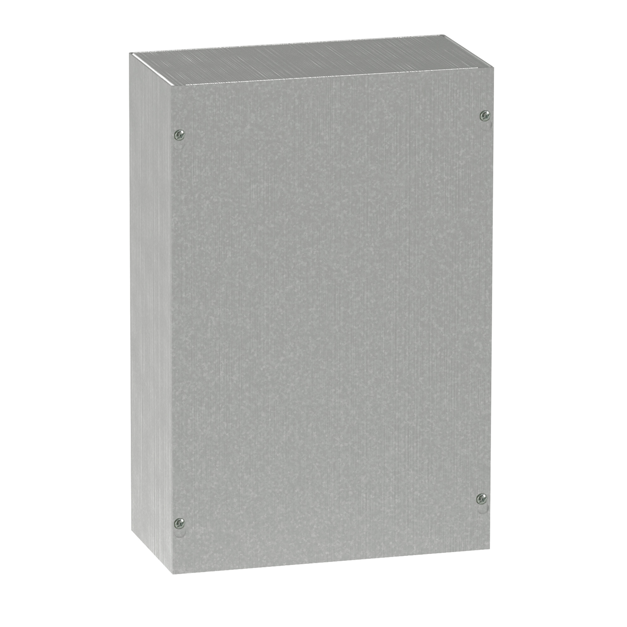 Screw-Cover Enclosure Type 1 no Knockouts, 18x12x6, Galvanized, Steel
