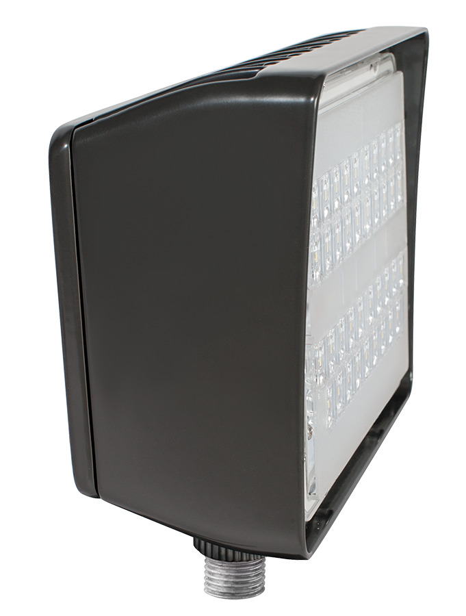 Pip Flood,light 20W, 5000k, LED, 120-277V, Dimmable with Arm, Bronze
