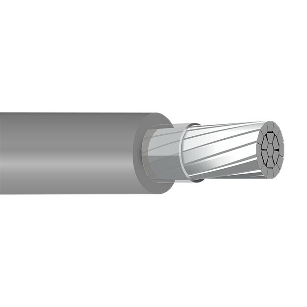 XHHW Cable, 750 KCMIL, Gray, Stranded, Aluminum Conductor, 1000 Foot Reel