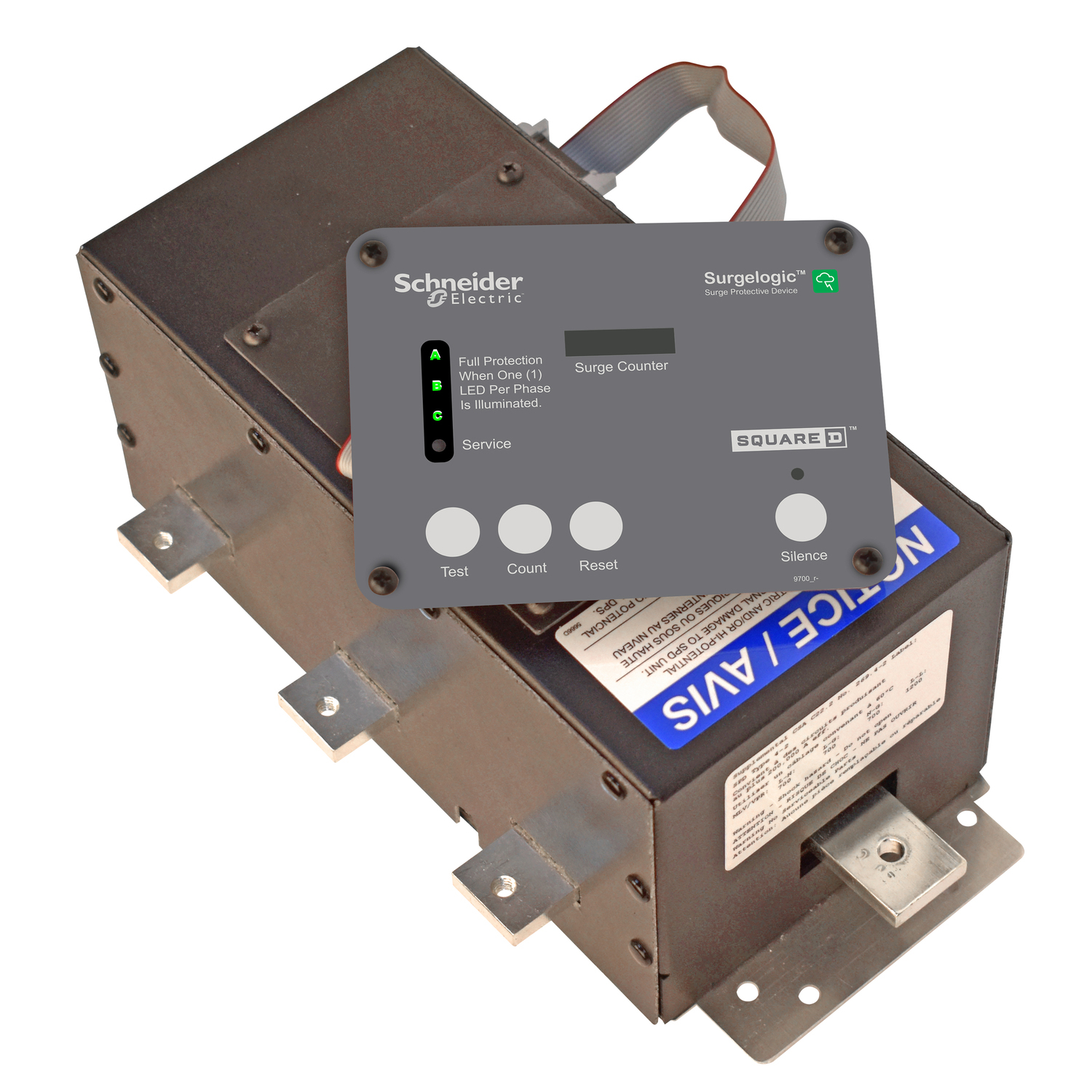 Surge Protective device, Surgelogic, 300kA, 480Y/277V 3 phase 4 wire, UL Type 1
