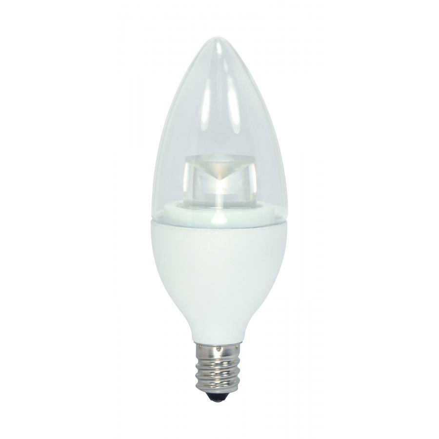 3.5 Watt LED Candle Lamp -  3000K -  Candelabra Base -  120 Volts