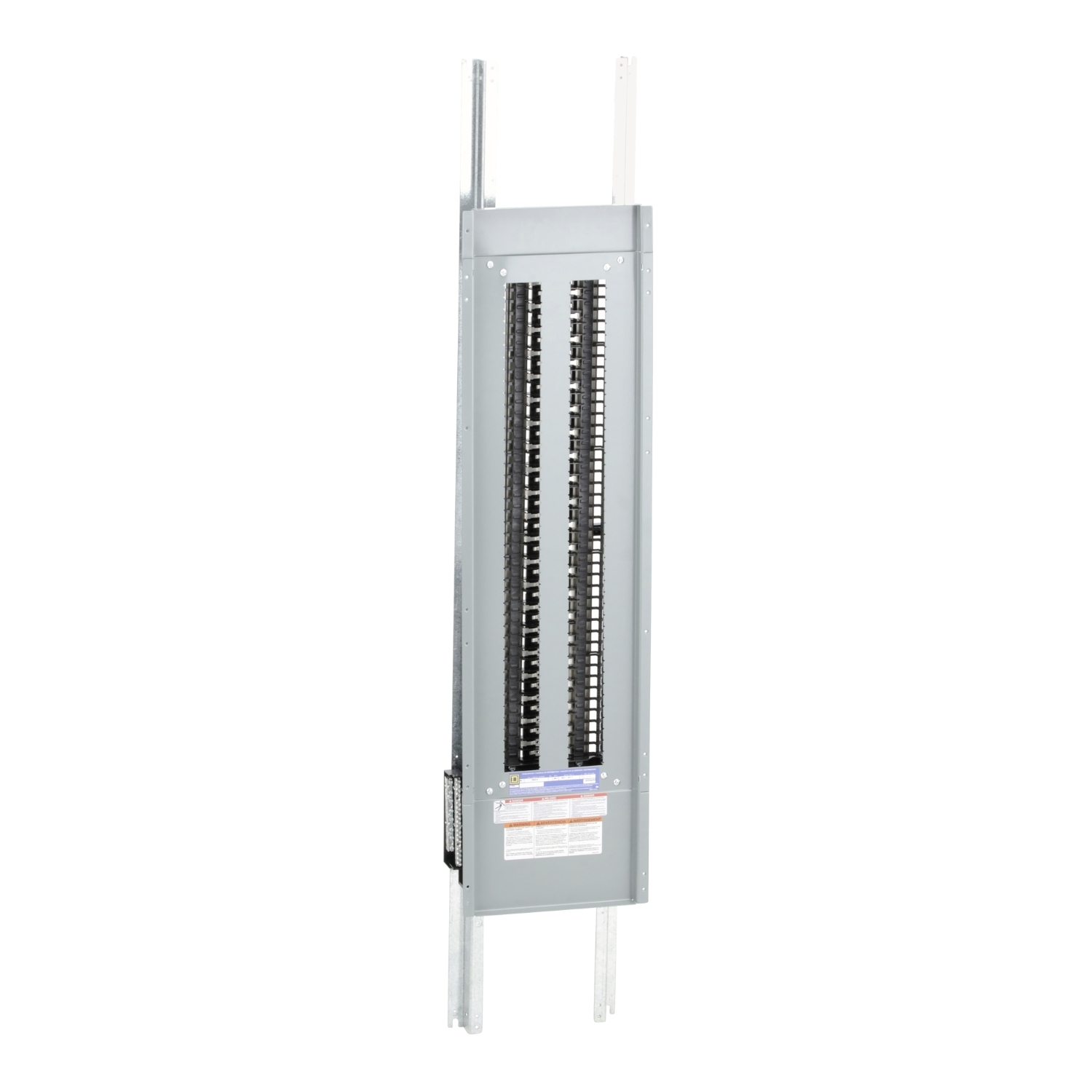 Panelboard interior, NQ, main lugs, 400A, Cu bus, 84 pole spaces, 1 phase, 3 wire, 240VAC, 48VDC