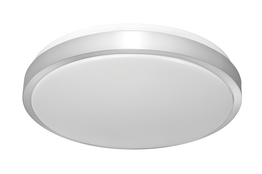 Skeet Xl 21In 25W, LED, 2700k, 120V Triac, Dimmable with round Deco Ring, White
