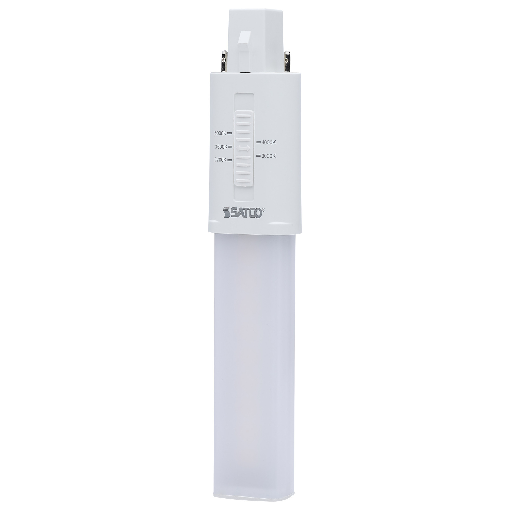 4.5 Watt LED PL 2-PIN - G23 Base - 27K/30K/35K/40K/50K CCT Selectable - 120-277 Volt - Type B - Ballast Bypass