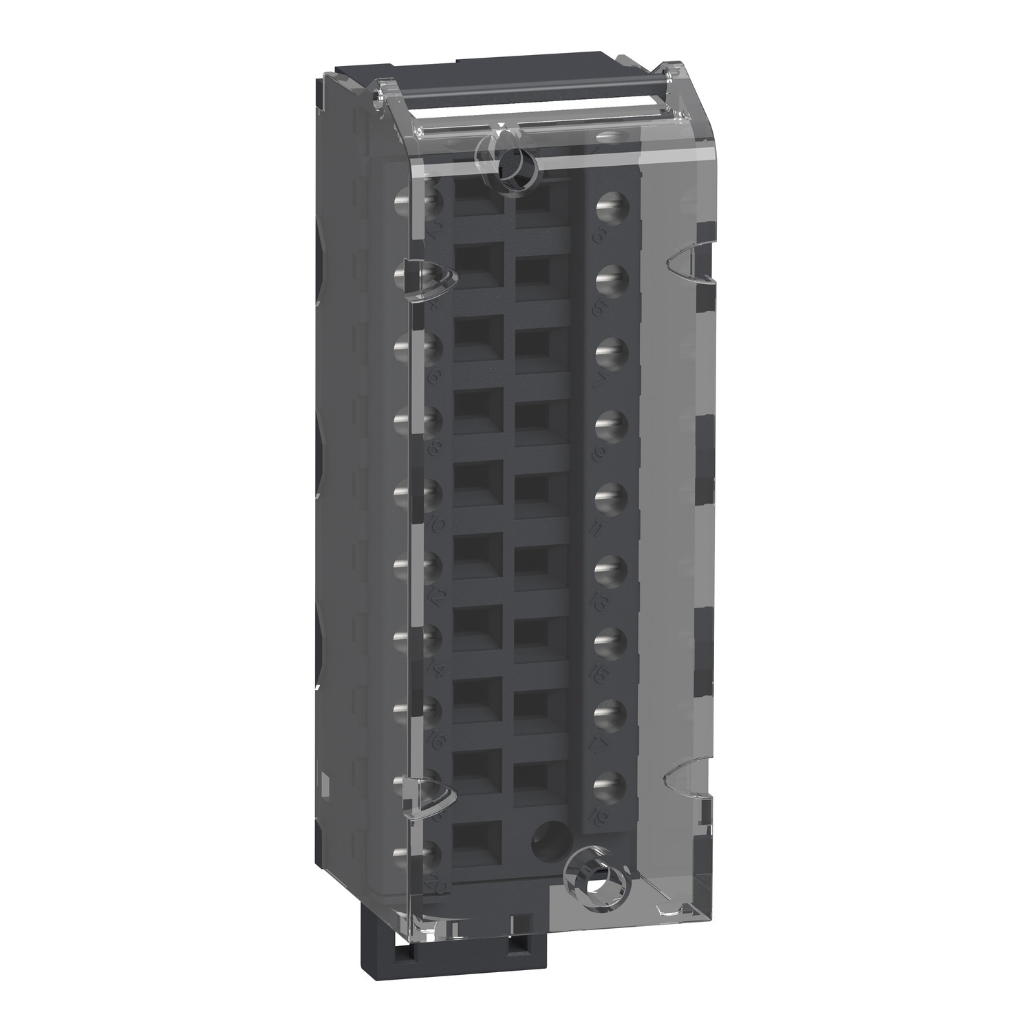 terminal block, Modicon X80, 20-pin removable caged, 1 x 0.34..1mm2