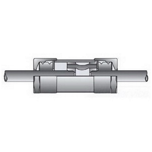 OZ-Gedney Type AXB Expansion Fitting With Integral Bond, Trade Size: 2 IN, 5 IN Outside Diameter, Length: 10-1/8 IN, Flexibility: RMC And IMC, Body: Ductile Iron, Bonding Jumper: Tinned Copper, Grommets: Neoprene, Third Party Certification: UL File