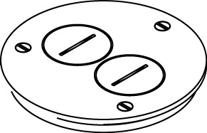  Ratchet-Pro; 881 Series Cover Plate; Brass