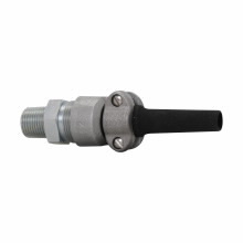 Eaton Crouse-Hinds series CGBS portable cord connector, Non-armoured cable, Steel, Outer sheath min/max: 0.625-0.750", Explosionproof, 1" NPT