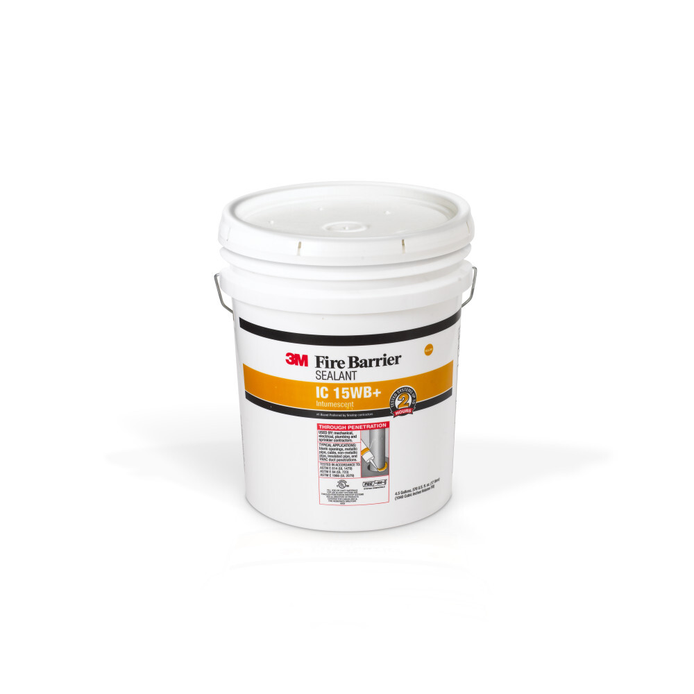 3M(TM) Fire Barrier Sealant IC 15WB+, 4.5 gallon, Pail, 1/case