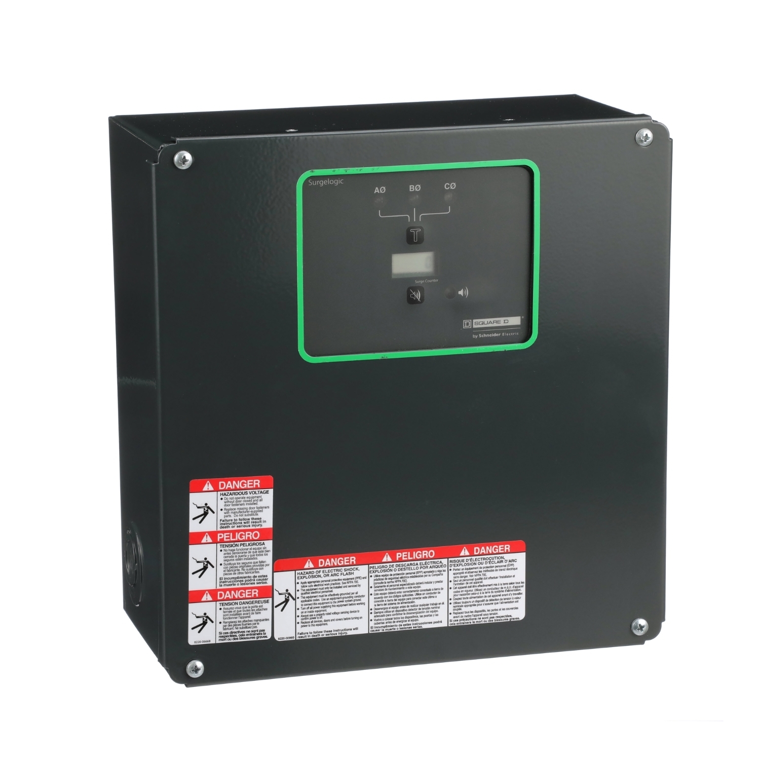 Surge protection device, Surgelogic, EMA, 160kA, 480Y/277VAC, 3 phase, 4 wire, NEMA 1