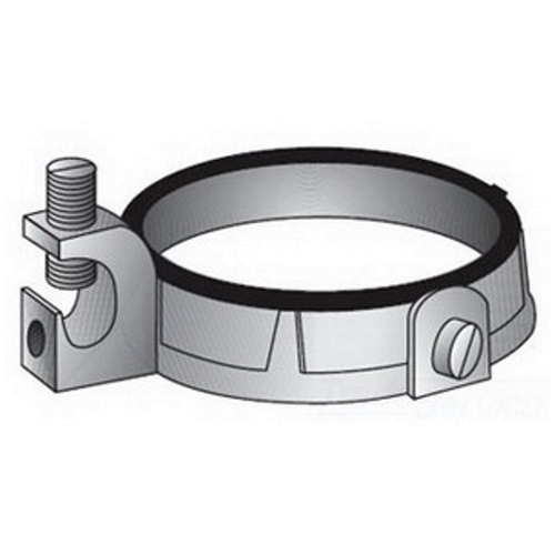 OZ-Gedney Type IBC-LS-AC Insulated Grounding Bushing With Lug, Size: 2 IN, Malleable Iron Body, Aluminum Lug, Steel Clamping Screw And Set Screws, Finish: Zinc Plated Body, Tin Plated Lug, Zinc Plated Clamping Screw And Set Screws, Connectio