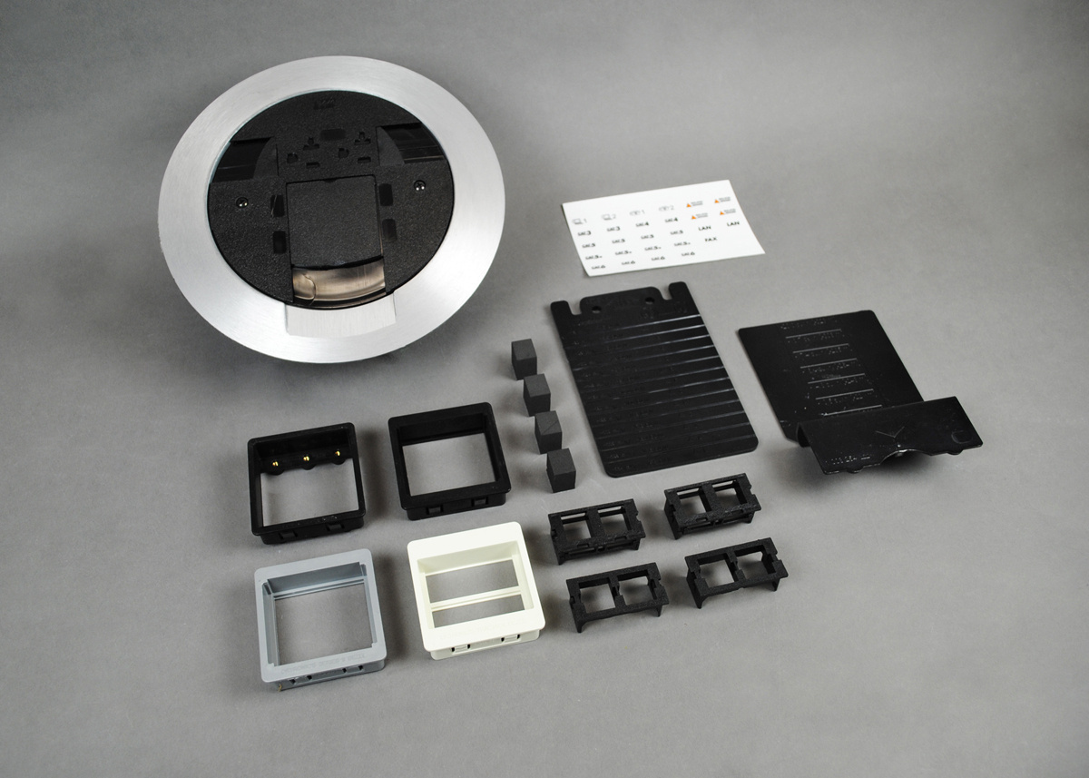 881 AV FLR BOX CVR BK FLANGE BK CTR